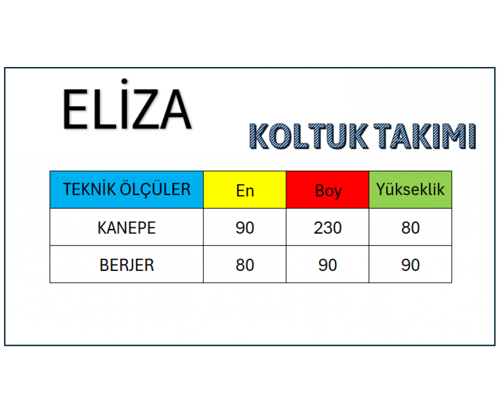 Eliza Koltuk Takımı, Galerin Mobilya İnegöl