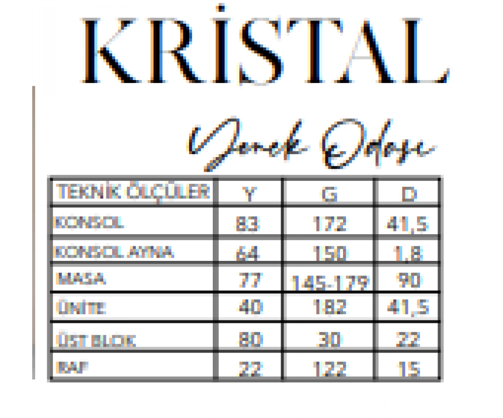 Kristal Tv Ünitesi, Galerin Mobilya İnegöl