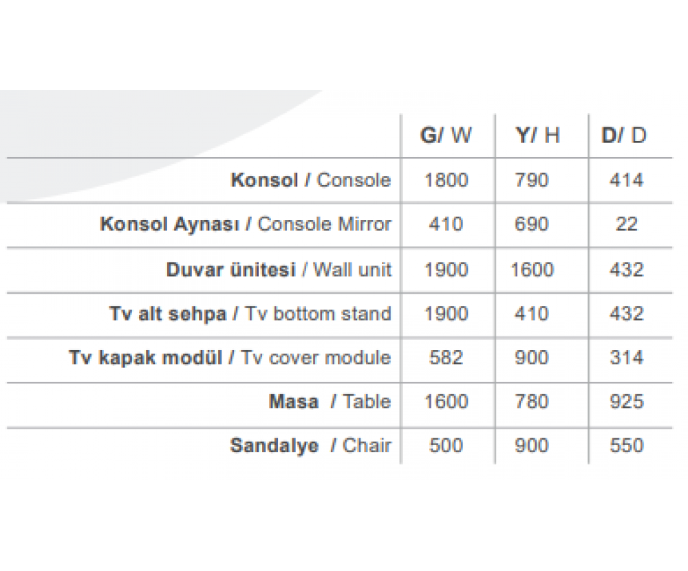 Kumsal Tv Ünitesi(BLLM), Galerin Mobilya İnegöl