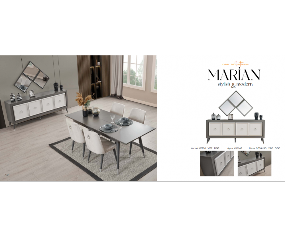 Marian Diningroom, Galerin Mobilya İnegöl