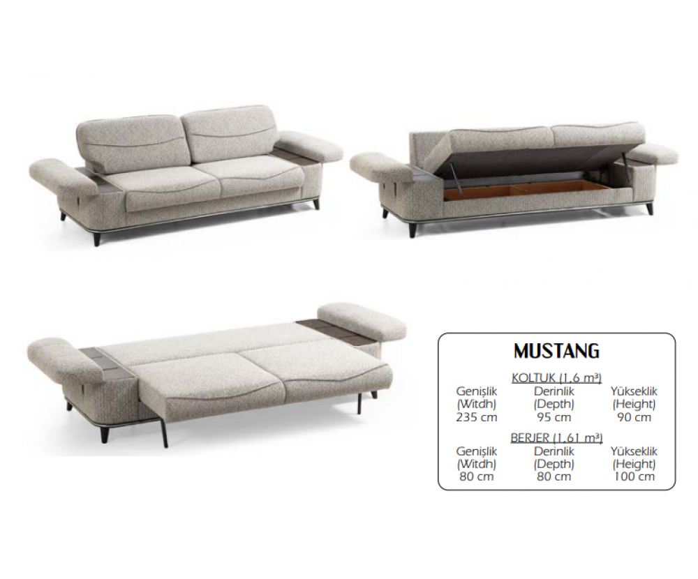 Mustang Sofa Set, Galerin Mobilya İnegöl