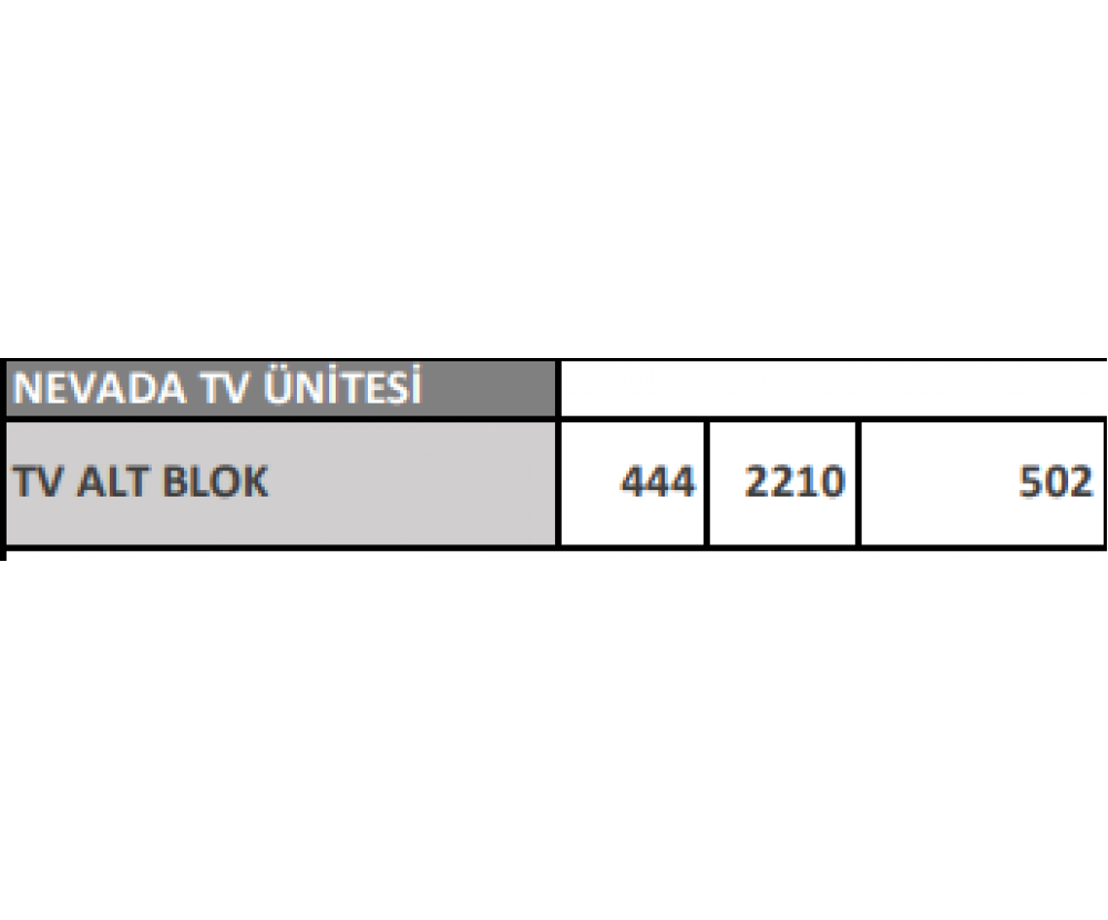 Nevada Tv Ünitesi, Galerin Mobilya İnegöl