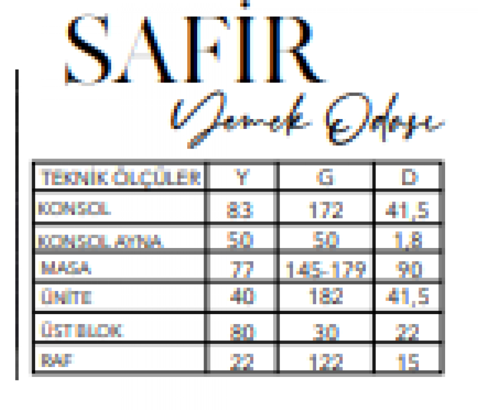 Safir Tv Ünitesi, Galerin Mobilya İnegöl