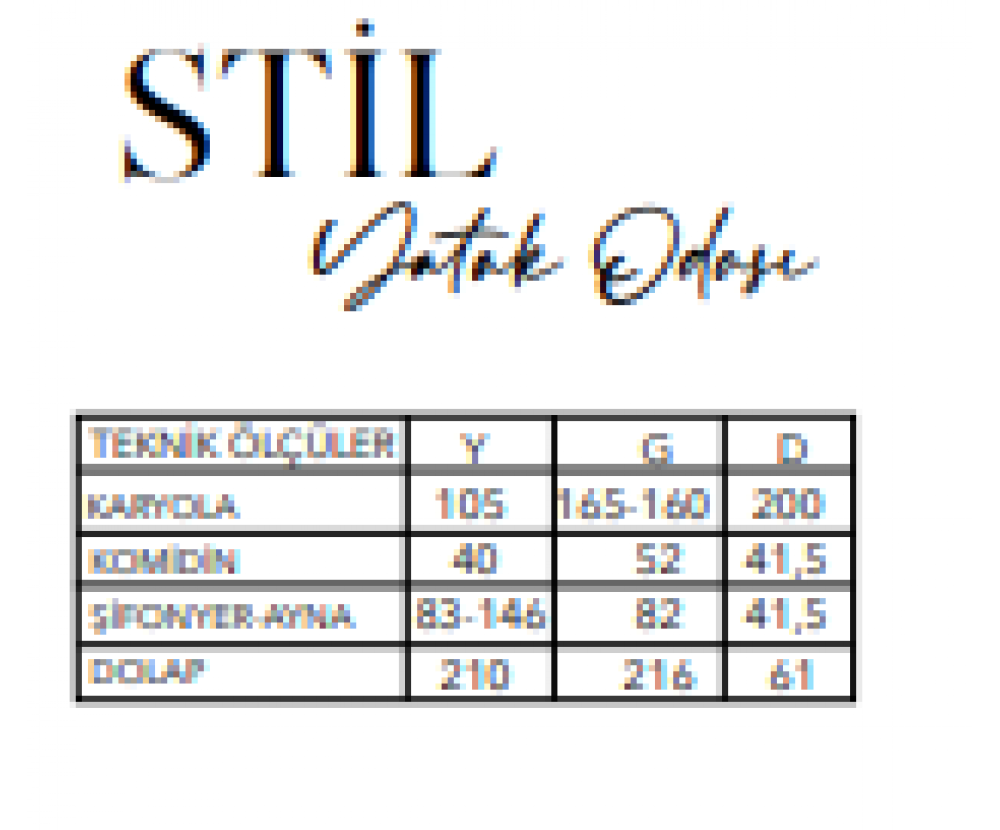 Stil Yatak Odası, Galerin Mobilya İnegöl