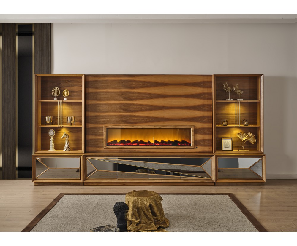 Prizma Walnut TV Unit, Galerin Mobilya İnegöl